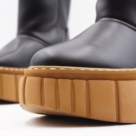 New in Box Stella McCartney Emilie Boots in Black Nappa Leather - Picture 12 of 16